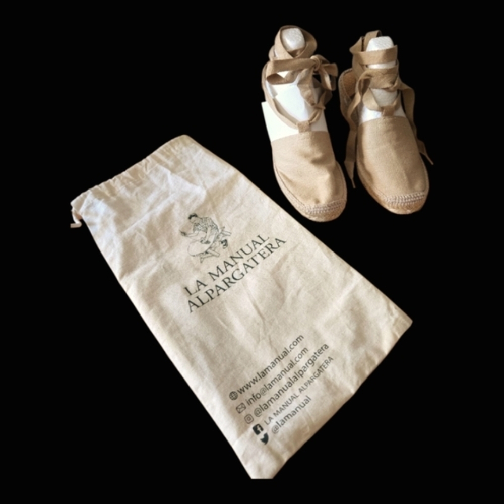 La Manual Alpargatera Lace Up Espadrille Pinxo Size 38